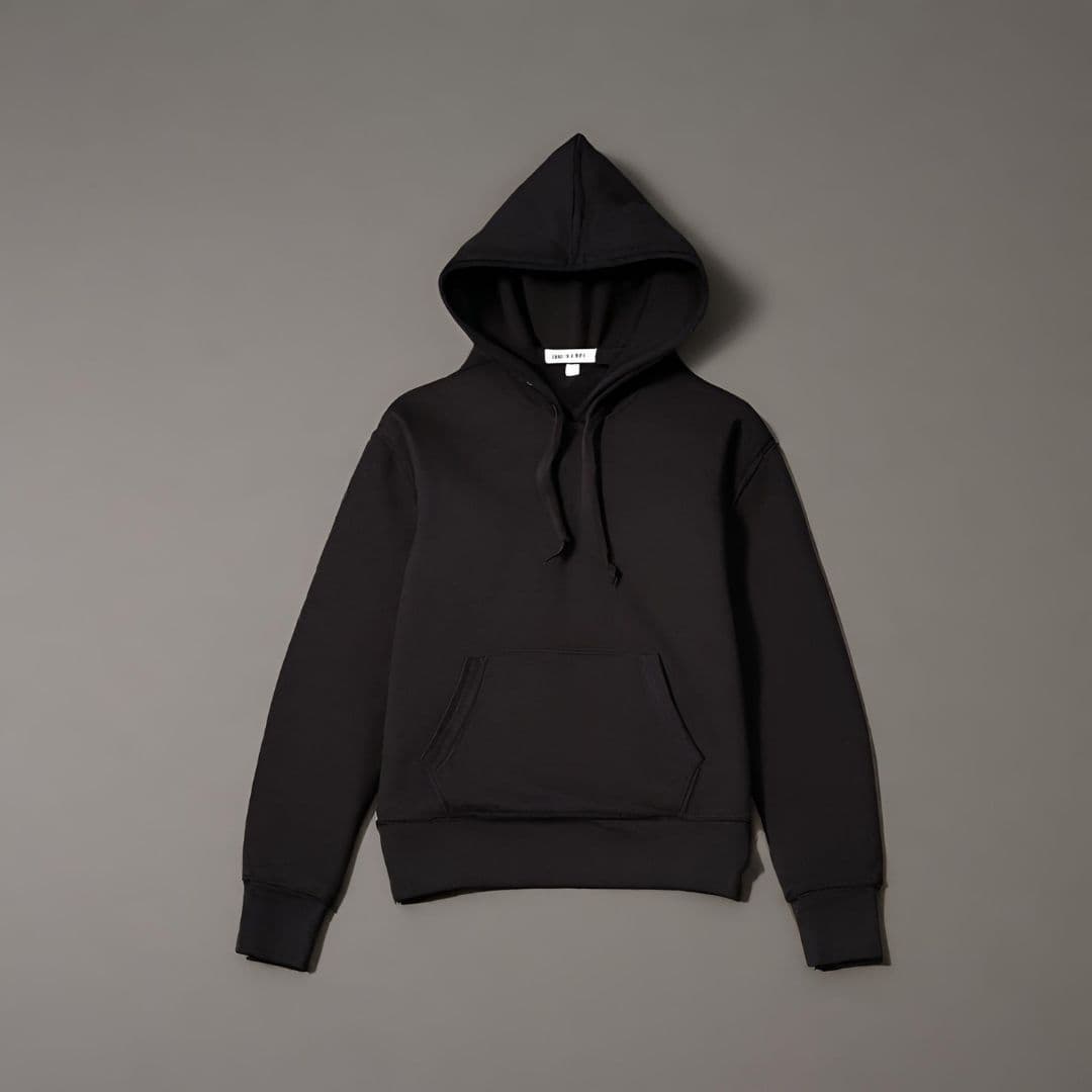 Classic Black Hooded Sweatshirt — image 1 of 3