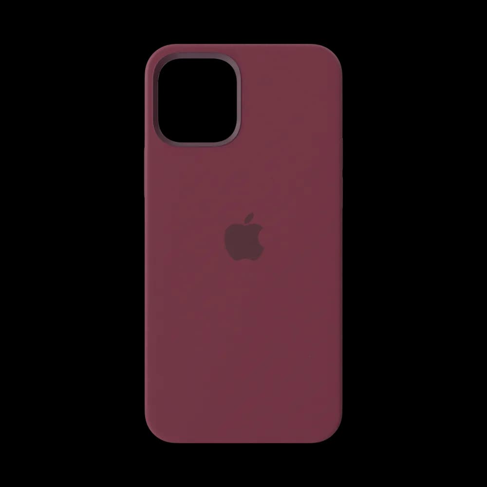 IPhone 12 Silicone Case with MagSafe Plum — image 1 of 3