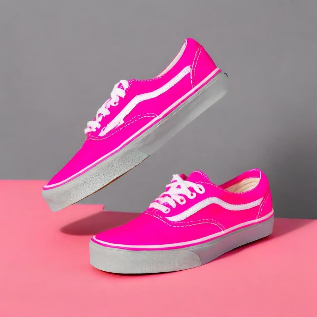 Vibrant Pink Classic Sneakers — image 1 of 2