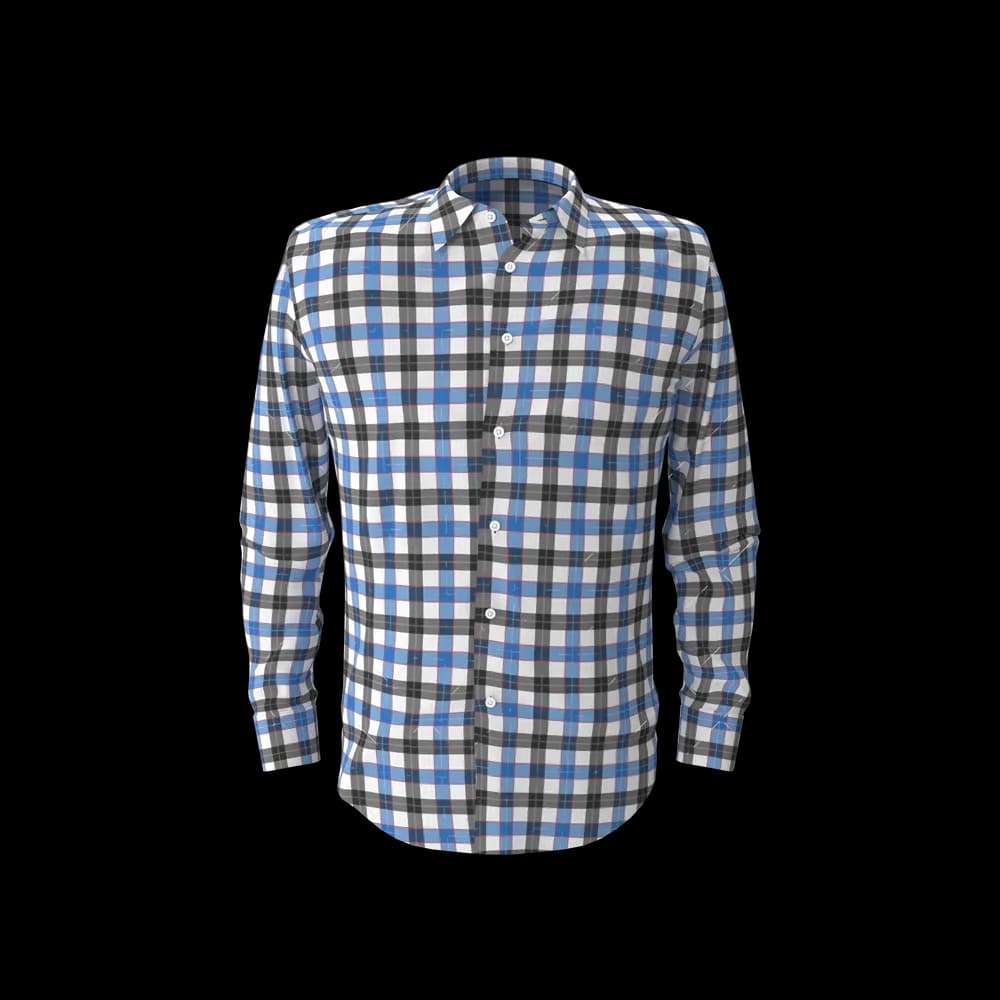 Blue & Black Check Shirt — image 1 of 2